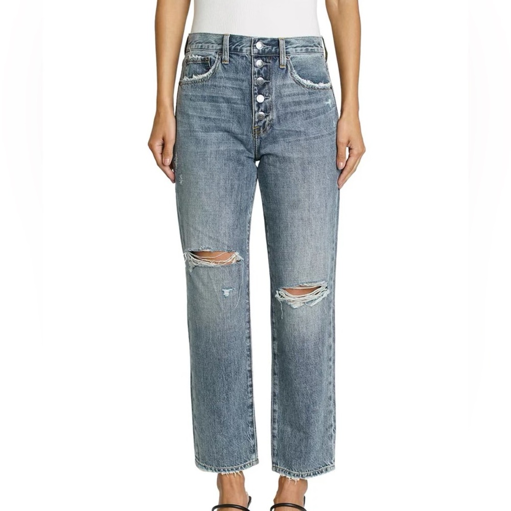 Pistola Charlie High Rise Jeans In Pulse Destructed